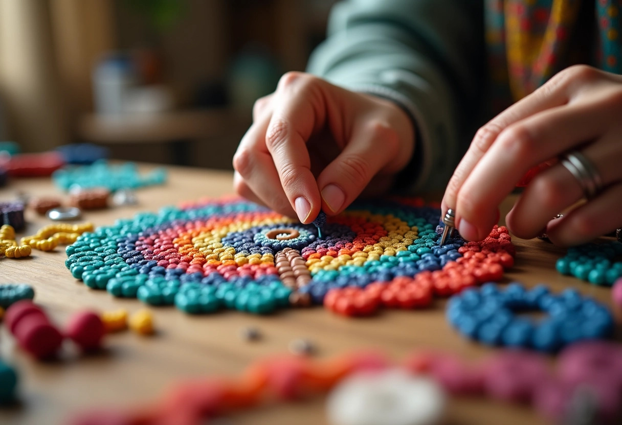 tissage perles